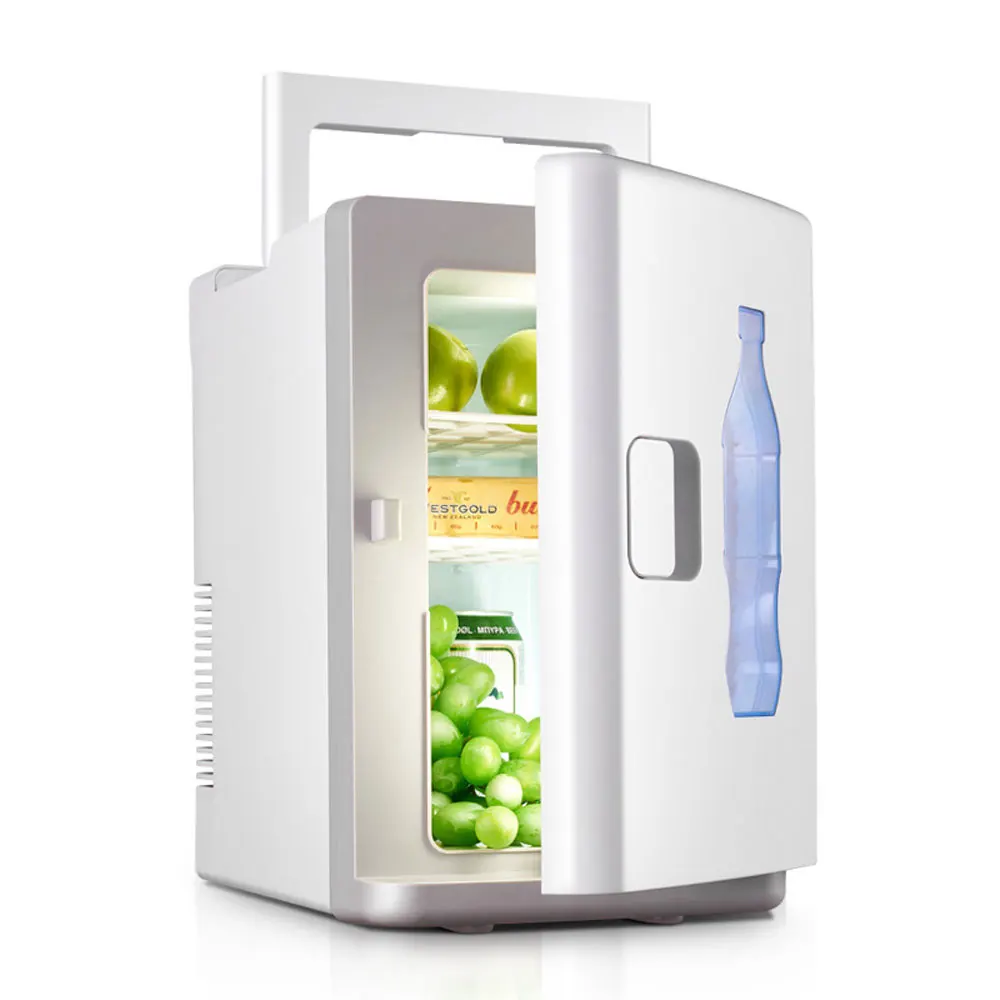 10l Portable Refrigerator Mini Fridge Auto Compressor Freezer Rv Van Truck Travel Cooler Home Use 12v 220v
