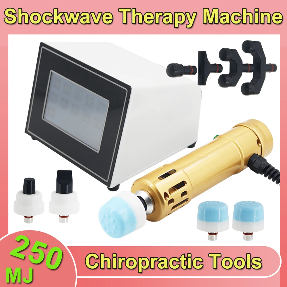 

250MJ Portable Home Shock Wave Devices Body Relax Massager Effective Low Back Pain Relief Physical Shockwave Therapy Machine