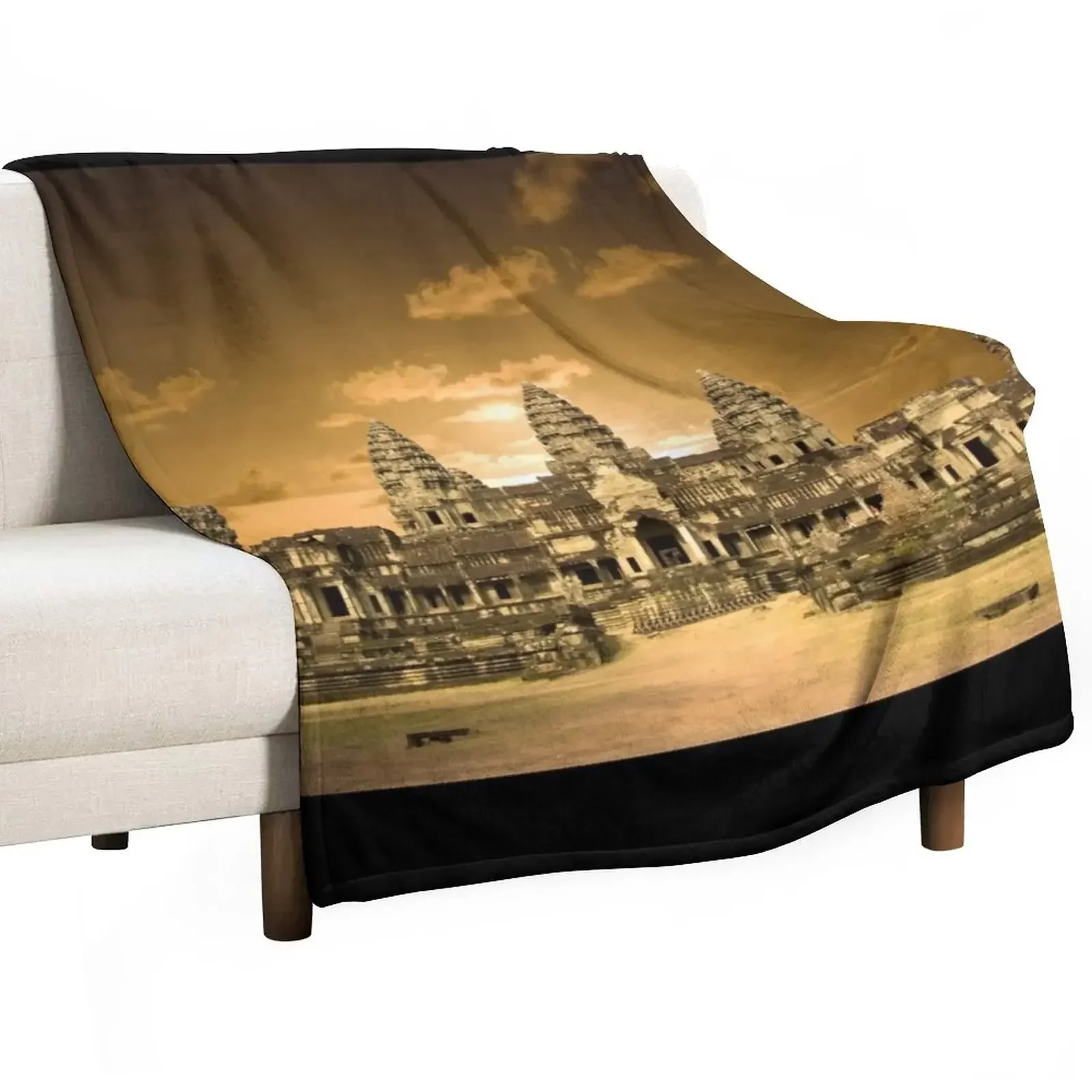 Камбоджийский храм-Angkor ват плед одеяло для путешествий предмет подарка на День