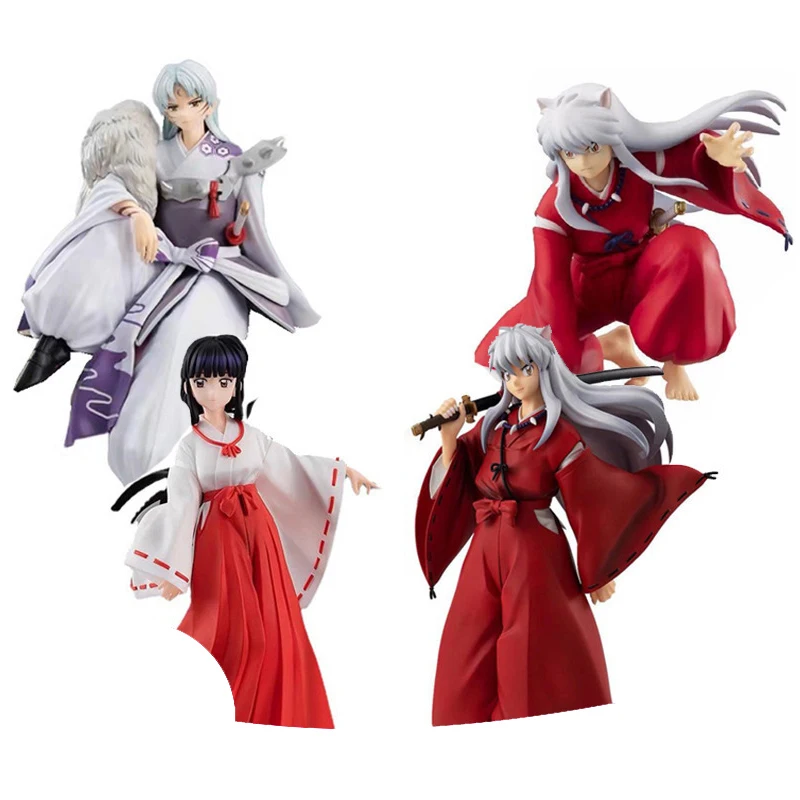 1pcs The End Inuyasha Anime PVC Action Figure Collection Model Doll Japanese Anime Toys Living Decoration