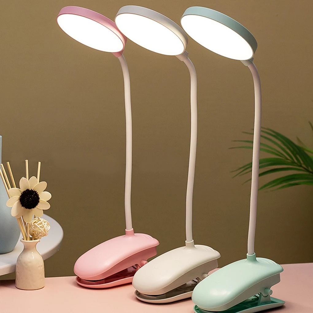 

Round Desktop Table Lamp USB Powered LED Light Lighting Tool School