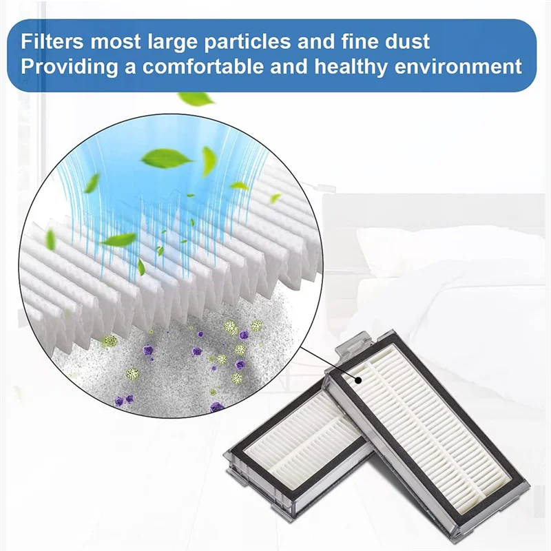 Запасные части для основной щетки Xiaomi Roborock Q7 / Q7Max Max Plus Max+ HEPA-фильтра и боковой