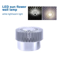 creative sun flower shaped led wall light aisle corridor lighting simple ceiling lamp bedroom decorative light effect lamp