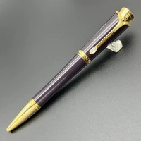 luxury design purple mb pens rollerball rose gold clip with serial number random stone color
