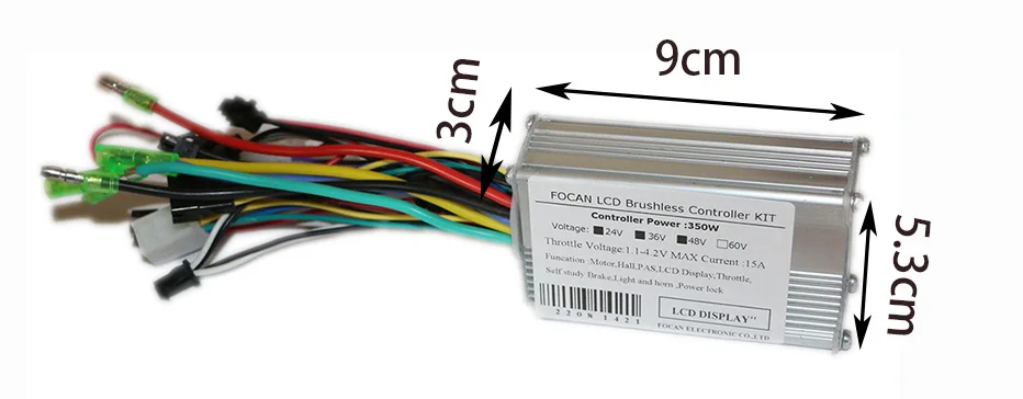 350 Вт 24 В 36 48 контроллер электрического велосипеда скутер ЖК-дисплей Панель