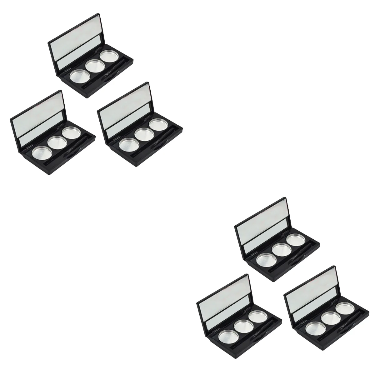 

6 Pcs Travel Case Empty Eye Shadow Box Blush Organizer DIY Makeup Container Accessories Eyeshadow Supplies