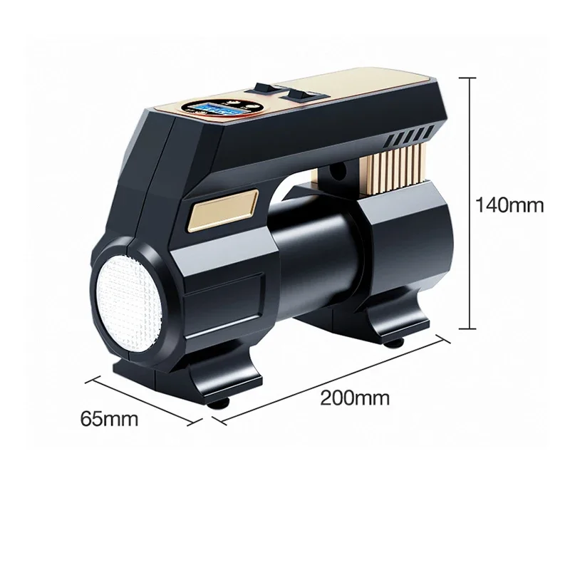 Портативный автомобильный воздушный компрессор быстрый накачивающий насос 120 Вт