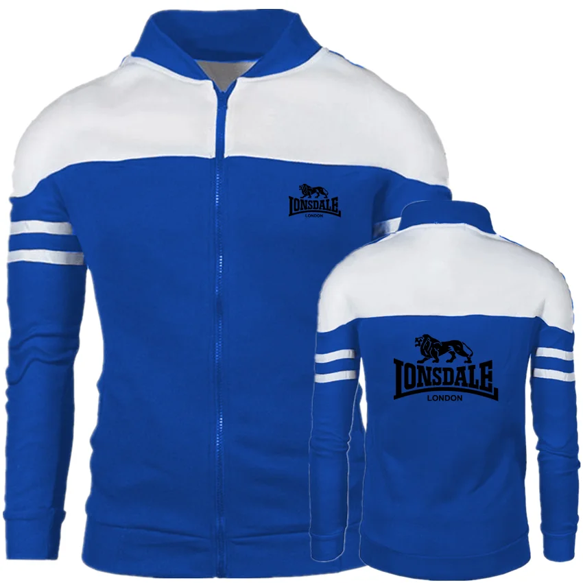 2022 LONSDALE New Mens Baseball Jackets Men Solid Bomber Spring/Autumn Zip Harajuku Vest Sweatshirts |