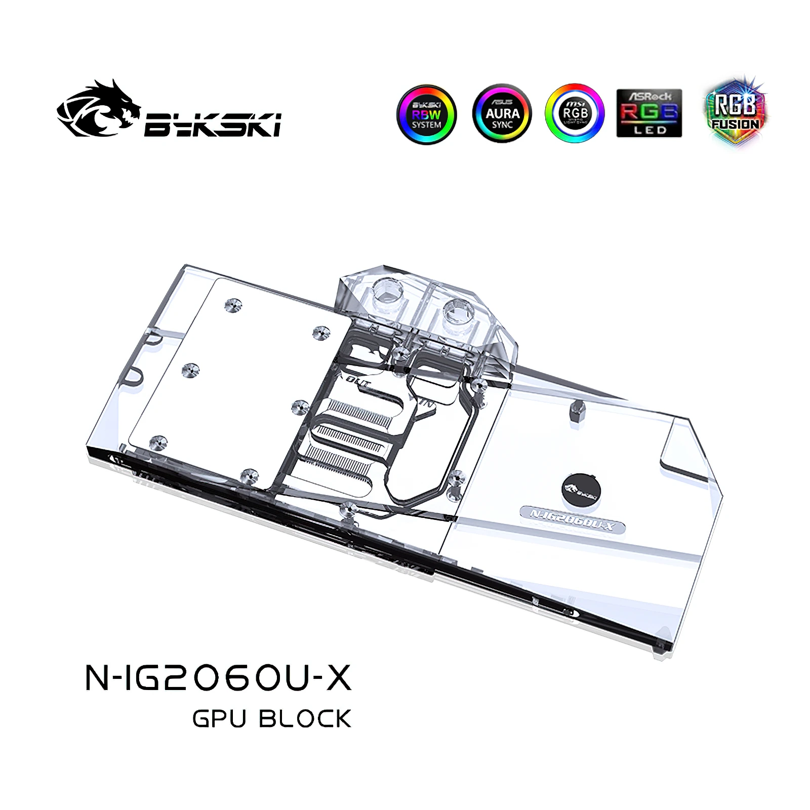 Bykski N-IG2060U-X GPU Блок для цветной iGame RTX 2060 Ultra | Компьютеры и офис