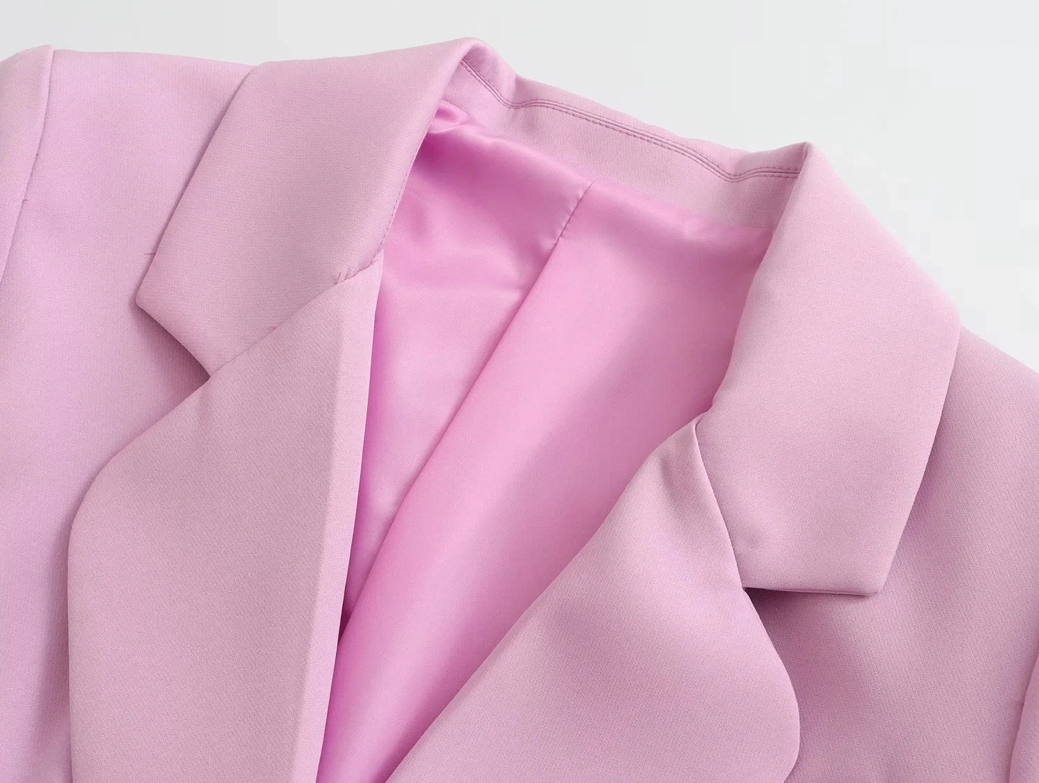 Dave&Di Casual Jacket Women Ins Fashion Blogger Sashes Violet Color Elegant Blazers