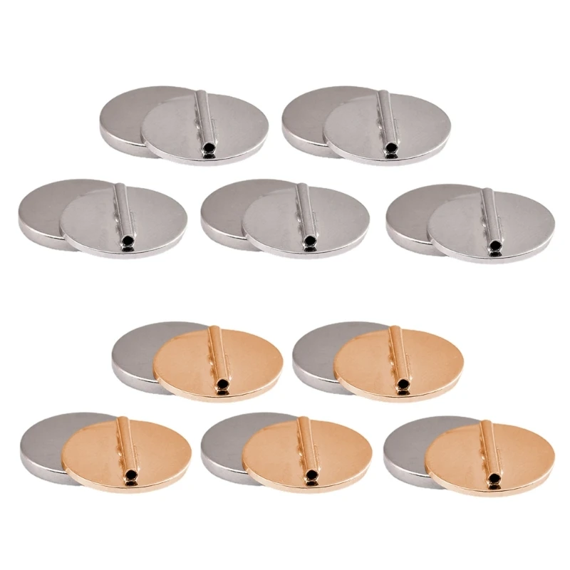 

5Pcs Multi-Use Brooch Pin Converter Name Badge Magnet Clasp Fastener