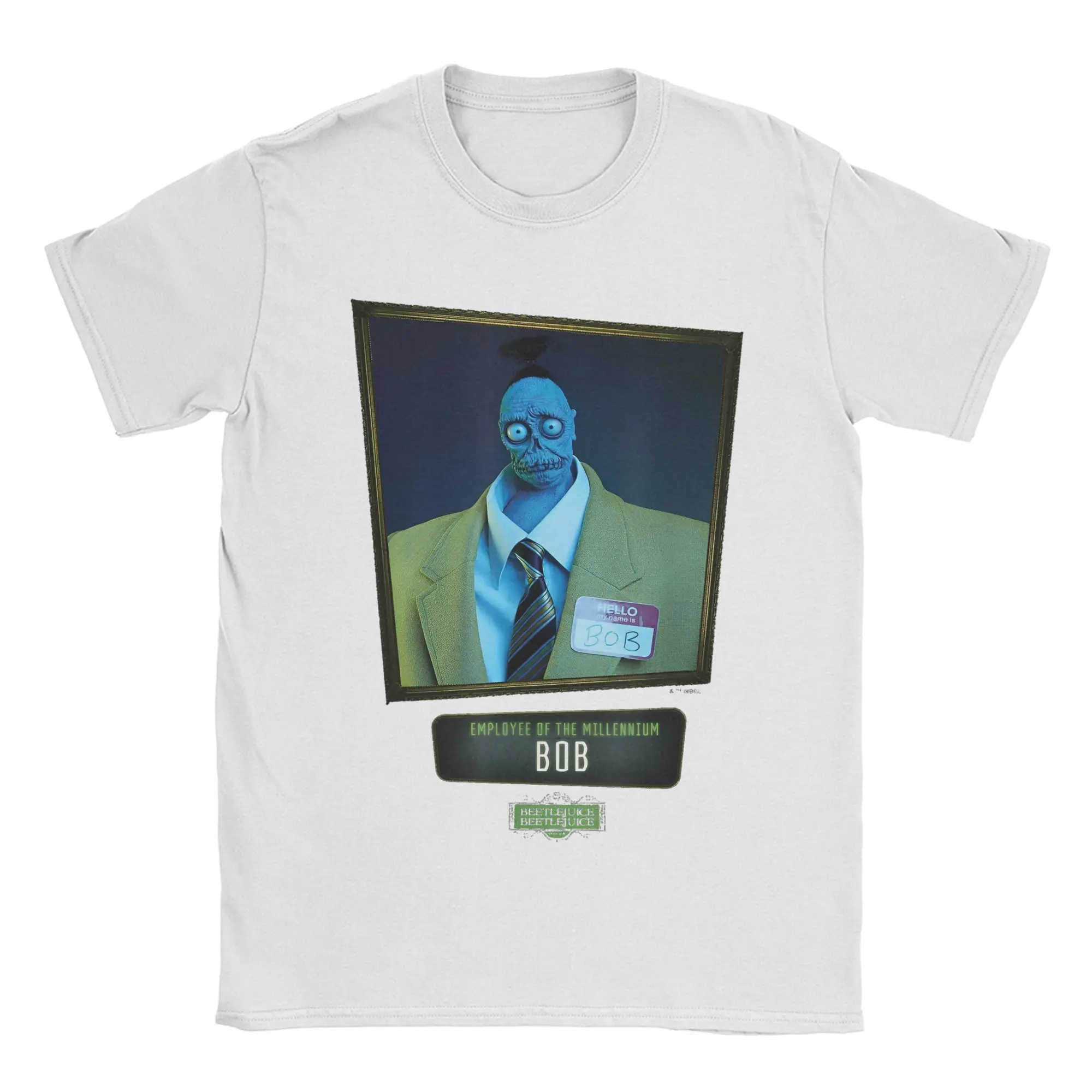 Men's T-Shirt B-Beetlejuices Employee Of The Bob Creative Cotton Tees Halloween Horror T Shirts Round Collar merchandise 4XL 5XL