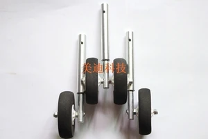 aluminum alloy Shock absorbing landing gear Combo  includes 1 set of front wheels and 2 sets of rear wheels for fixed wing