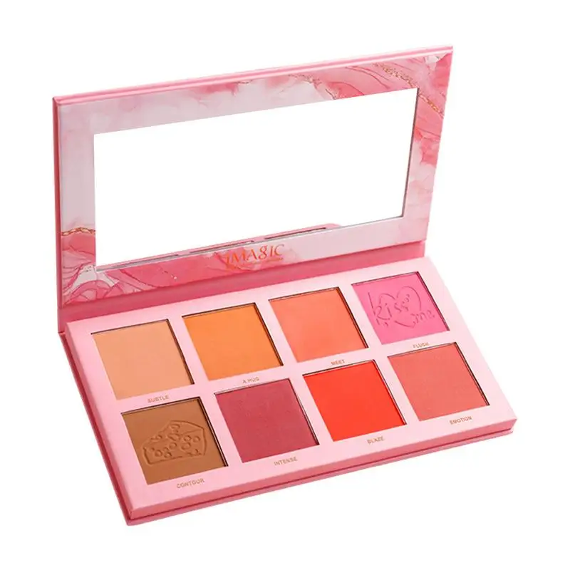 

8 Colors Palette Face For Cheek And Eye Shadow Natural Glow And Face Sculpting Kit 8 Shades Highlighting Palette For Girls Women
