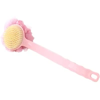 bath brush long handled scrubbing brush adult scrubbing soft hair bath brush back brush scrubbing tool bathing flower