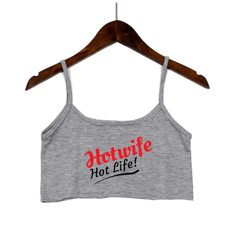 Женский топ Hot Life Letters Print