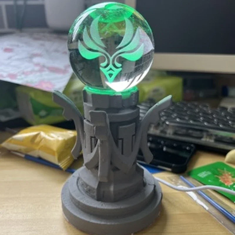 В наличии аниме Genshin Impact God's Eye Vision ночник фигурка игровой элемент Wendi Klee Inazuma