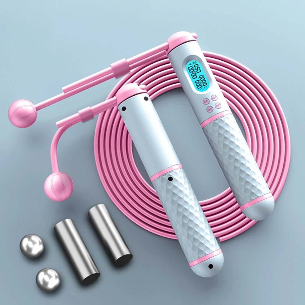 

Jump Rope Cordless Jump Rope With Calorie Digital Counter Sports Fitness Gym Fitness Home Exercise Slim Body Weight Loss