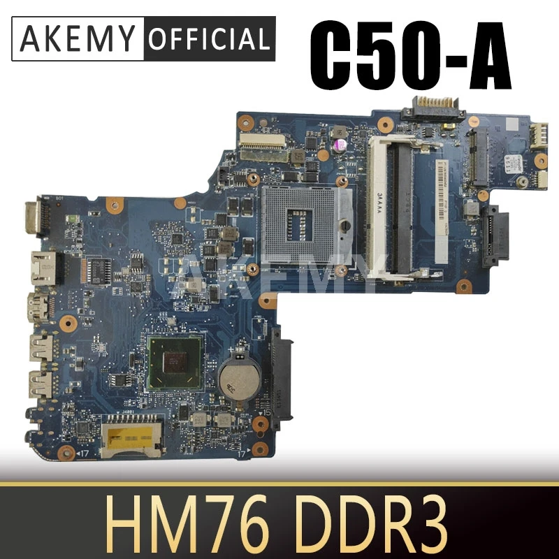 

Akemy H000062010 H000061930 For Toshiba Satellite C50 C50-A Laptop Motherboard J8C HM76 DDR3 UMA HD full test