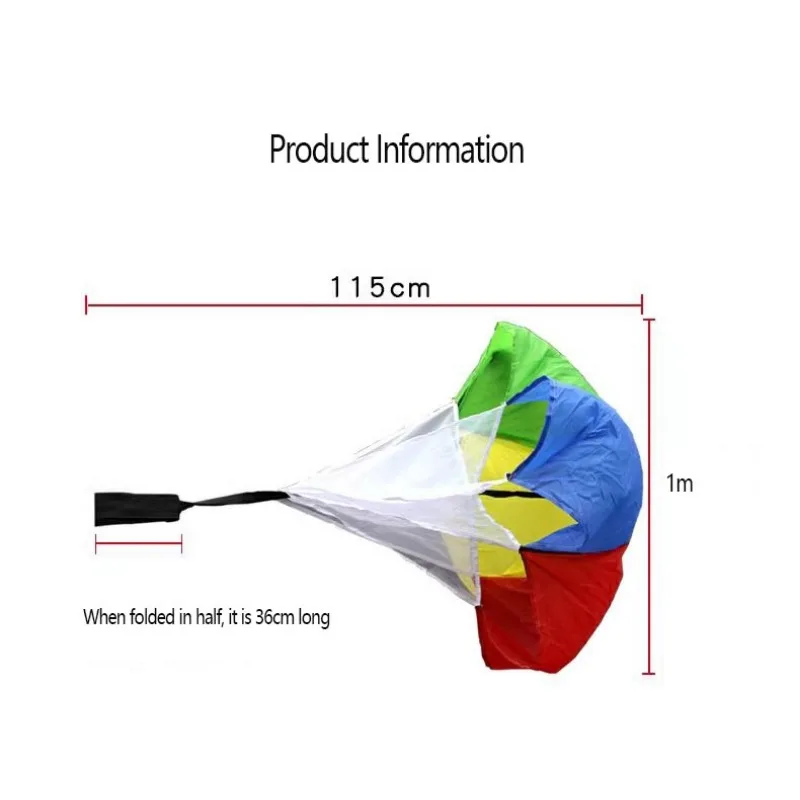 Футбольный Скоростной бег парашютный тренировочный зонт для фитнеса Для детей
