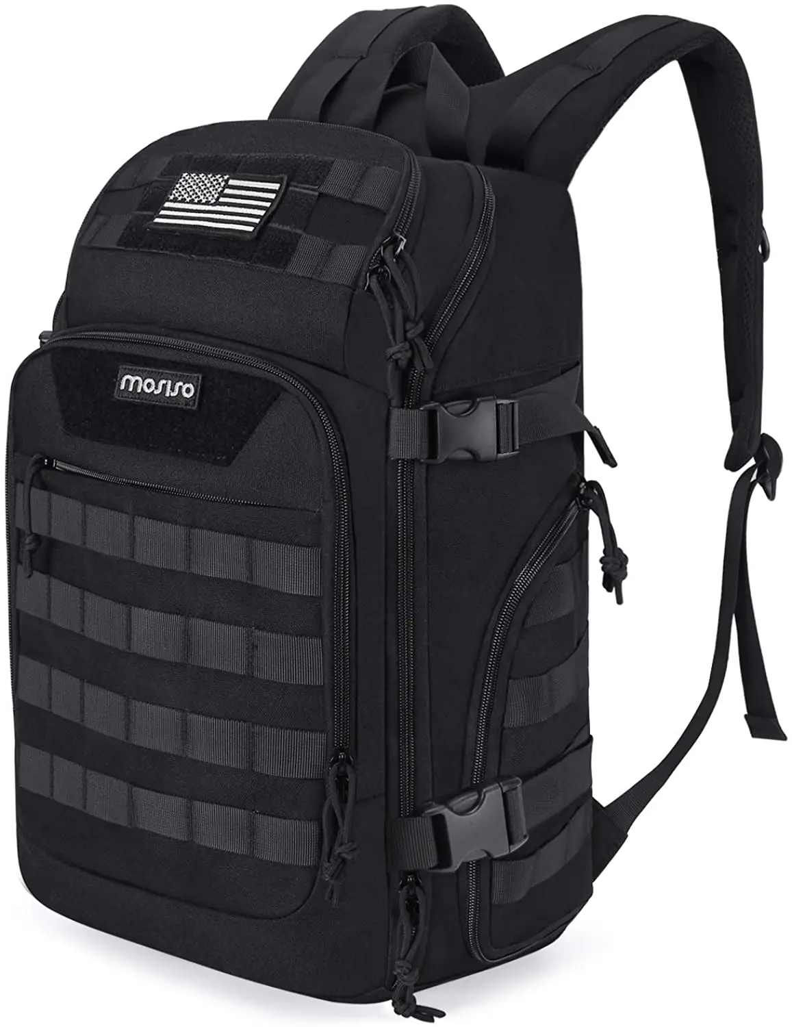 Military Tactical Backpack, Army 3 Day Assault Backpack, Field Army Backpack, Outdoor Mountaineering Backpack with USB Charging