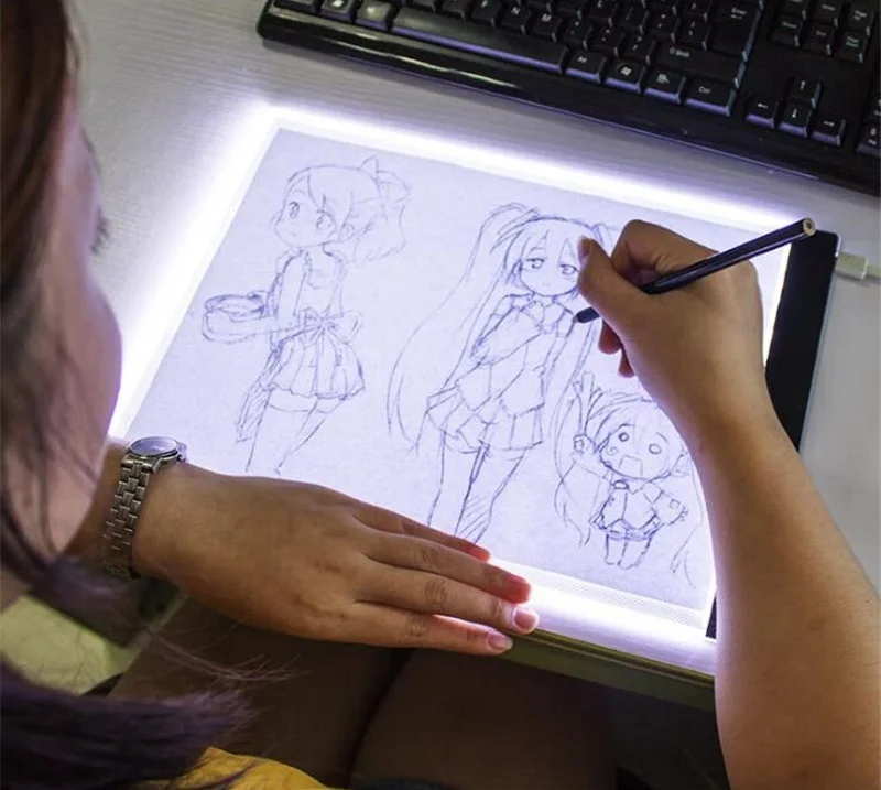 

A4 LED Light Pad for Diamond Painting, USB Powered Light Board Digital Graphics Tablet for Drawing Pad Art Painting board