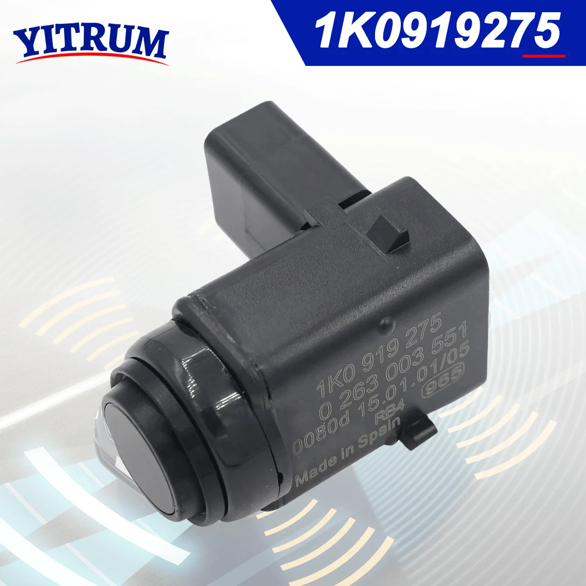 

1K0919275 Черный датчик парковки PDC для Porsche Cayenne 2002-2015 Seat 2004 Skoda VW Bora EOS 2006-2015 Golf Jetta Touareg