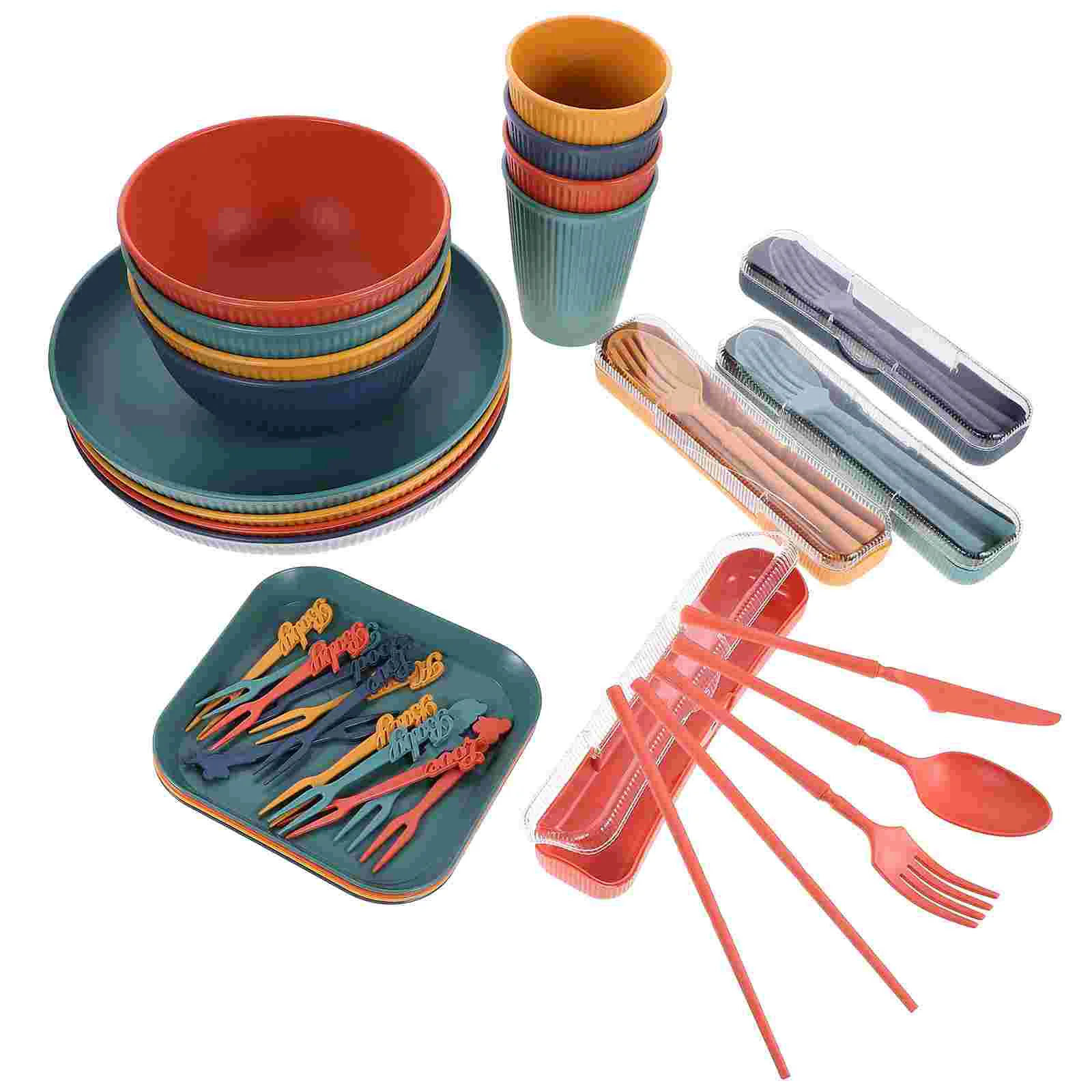 

Soup Bowl Cutlery Set Dinnerware Tableware Pp Kitchen Lightweight Party Exquisite Student Delicate