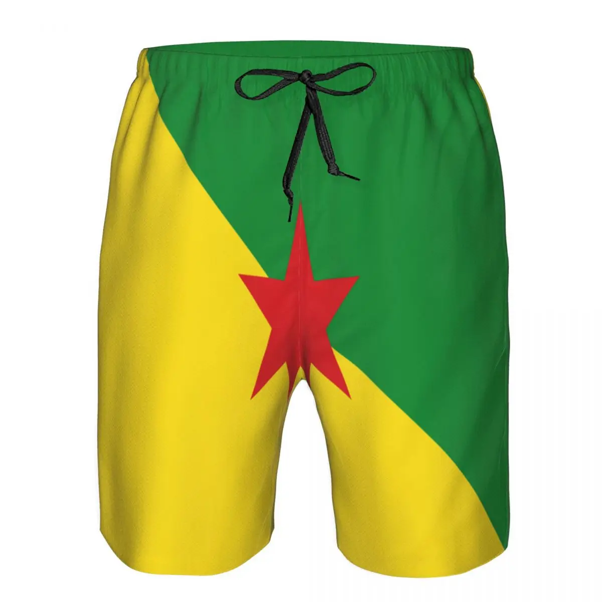 

Swimsuit Beach Quick Drying Trunks For Men Flag Of French Guiana Swimwear Briefs Board Shorts Fast Dry Beachwear