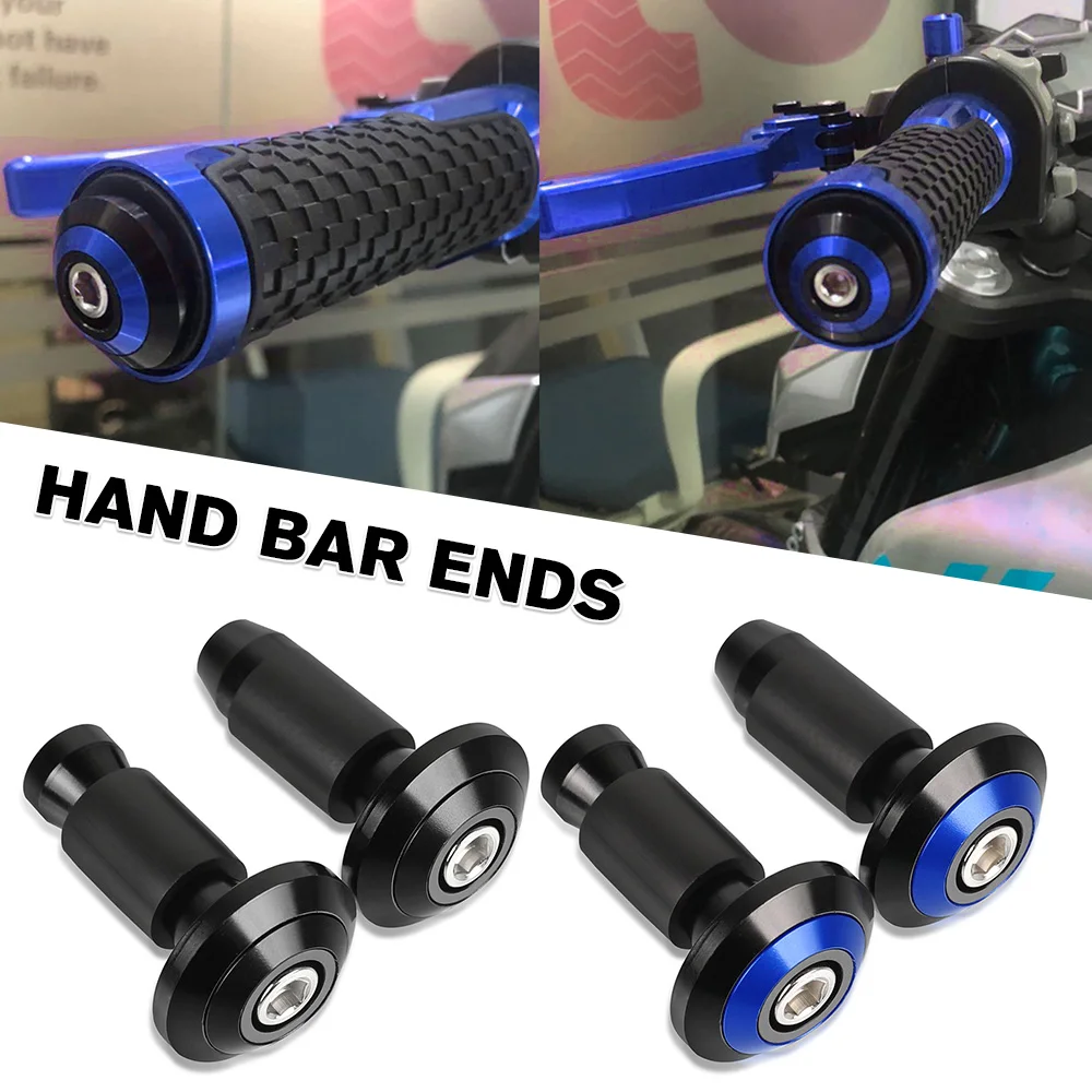 

For MT09 MT 09 Tracer FZ09 2014 2016 2015 2017 2018 2019 Motorcycle grips ends Handle Bar Cap End Plugs Handlebar Grips