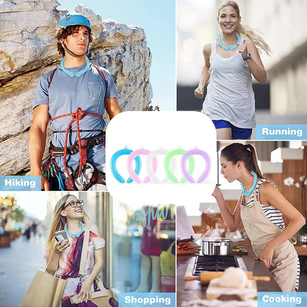 Охлаждающая трубка для шеи Icy носимая охлаждающая Шейная обертка летних занятий