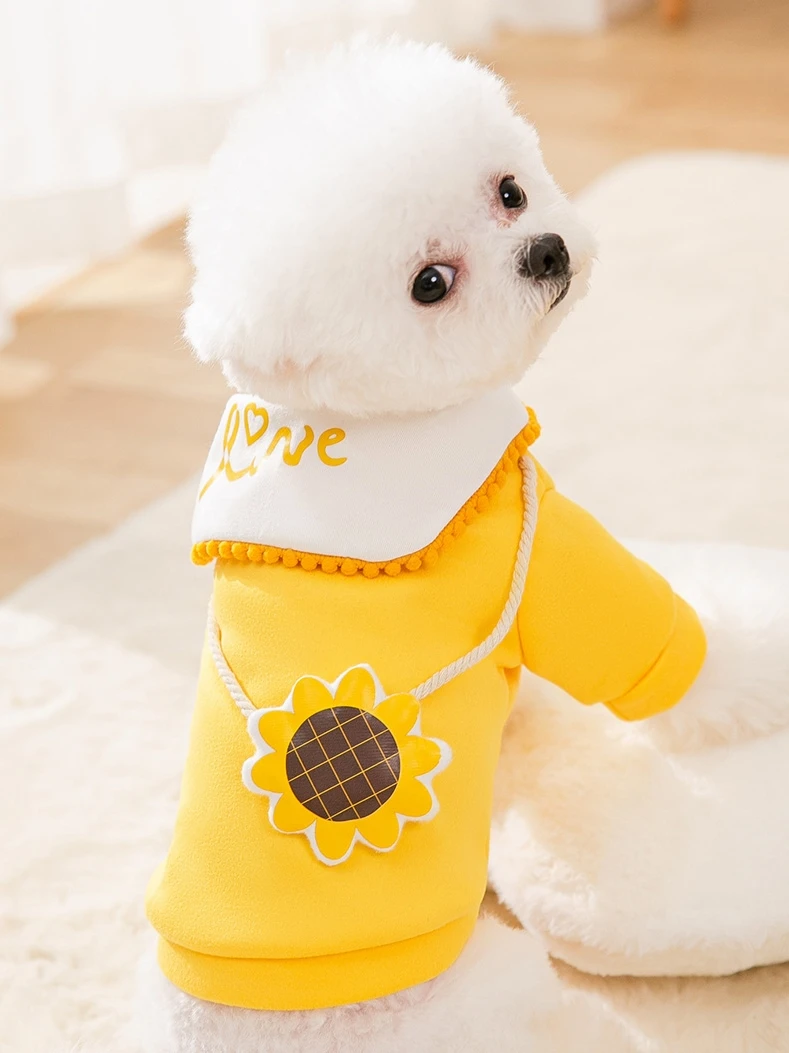 

Dog Clothes Teddy Bichon Bomei Corgi Small Puppy Cat Anti-hair Loss Pet Sweatshirt Spring and Autumn