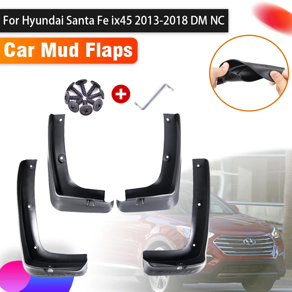

Car Mudguards For Hyundai Grand Santa Fe XL Sport Hyundai Maxcruz DM NC 2013 ~ 2018 Mud Flaps Front Rear Fenders Car Accessories