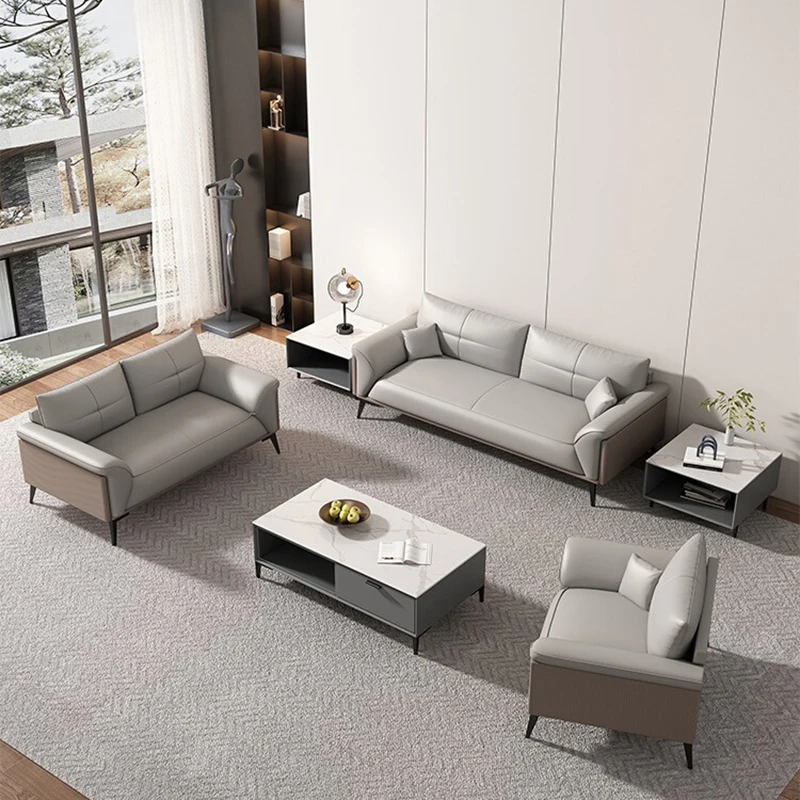 Модульный кожаный удлиненный портативный диван с нулевой гравитацией офисный