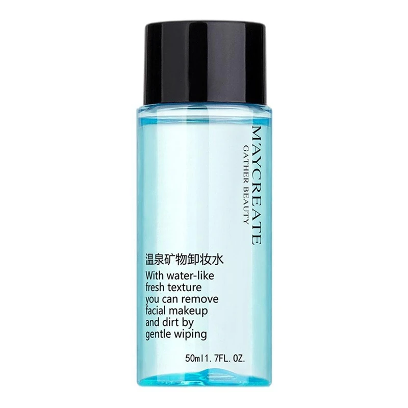 

MAYCREATE 50Ml Liquid Deep Cleansing Makeup Remover Water Fresh Gentle Liquid Natural Whitening Purifying Olive Oil Remover