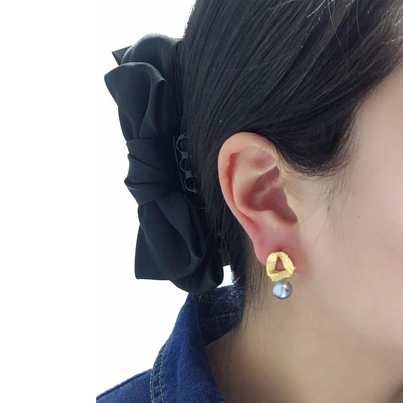 ZHBORUINI 2024 новые серьги с натуральным пресноводным жемчугом женские изысканного