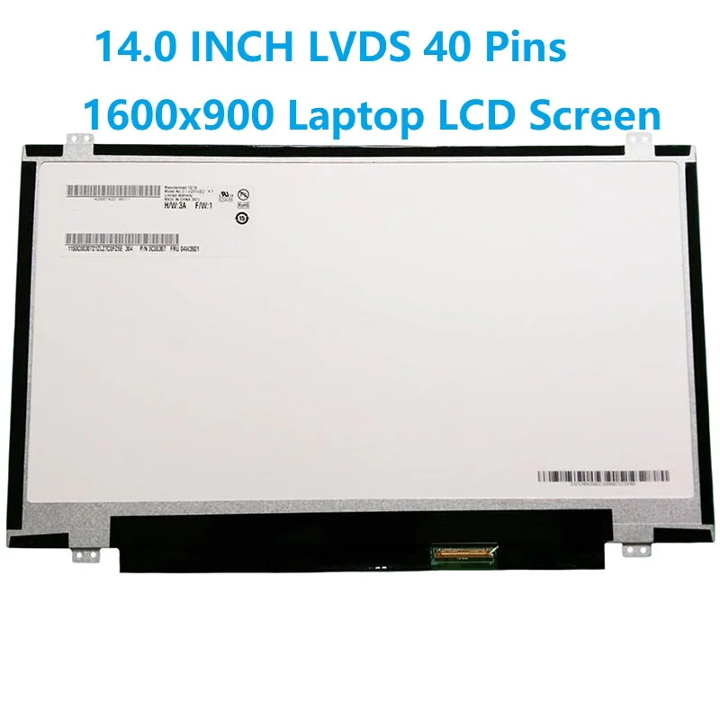 ЖК-экран 14 &quotLVDS 40 Pin HD + 1600x900 для Thinkpad T420 T430 T430S T430SI T430I FRU 04W3921 04W3331 93P5685 | Компьютеры и