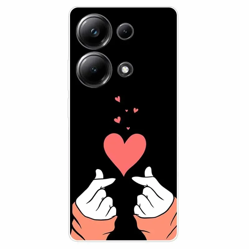 Чехол для телефона Redmi Note 13 Pro 4G прозрачный мягкий силиконовый чехол из ТПУ Xiaomi 13Pro