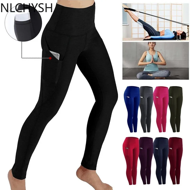 High Waist Women Leggings Push Up Sport mujer Fitness Running Yoga Pants Energy Leggings Naked feeling Gym leggings штаны