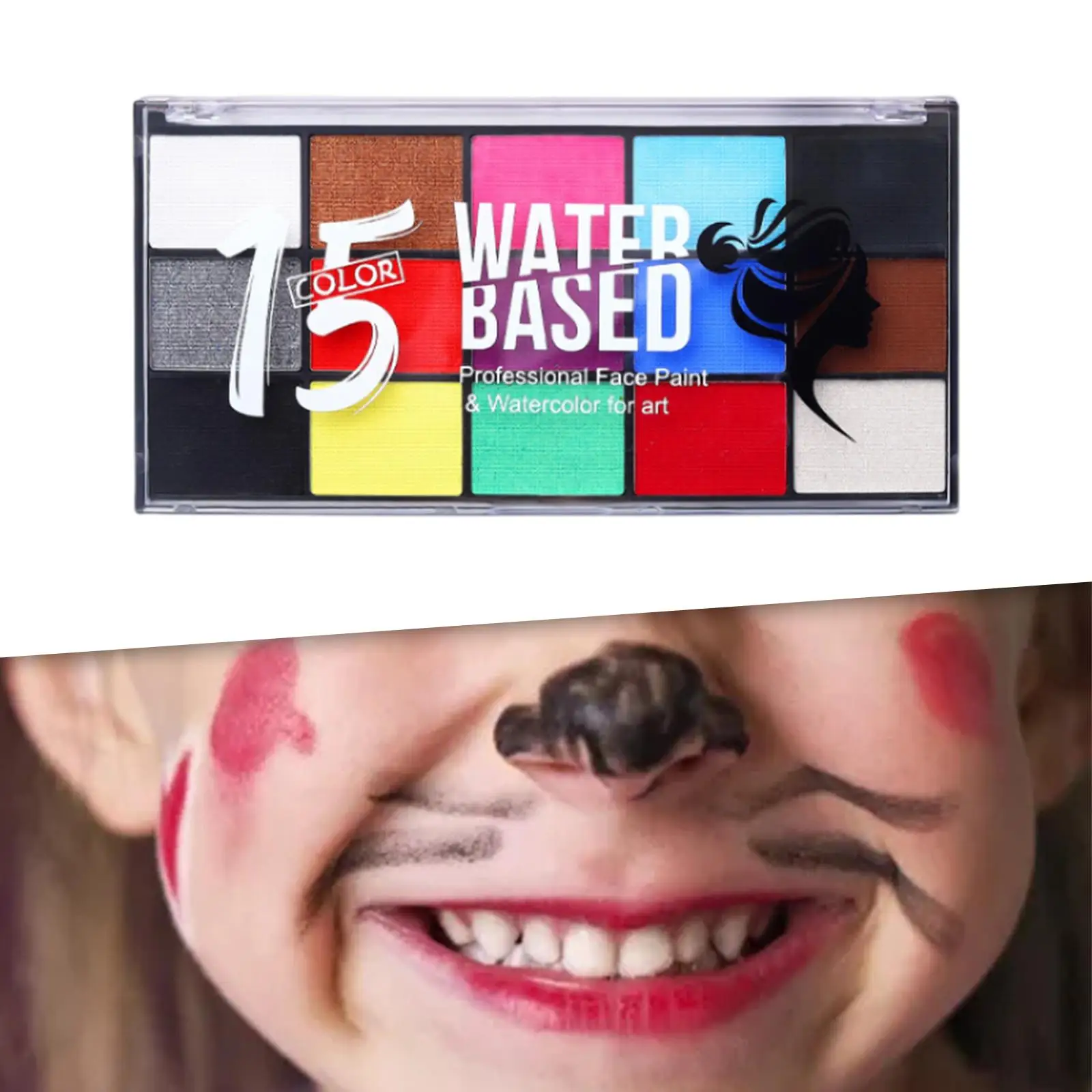 Краска для лица и тела 15 цветов дети взрослые пигментная краска палитра красок
