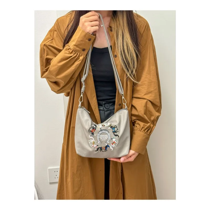 Кожаная сумка Kawaii с шариковой цепочкой парусиновая складная нейлоновая рисунком