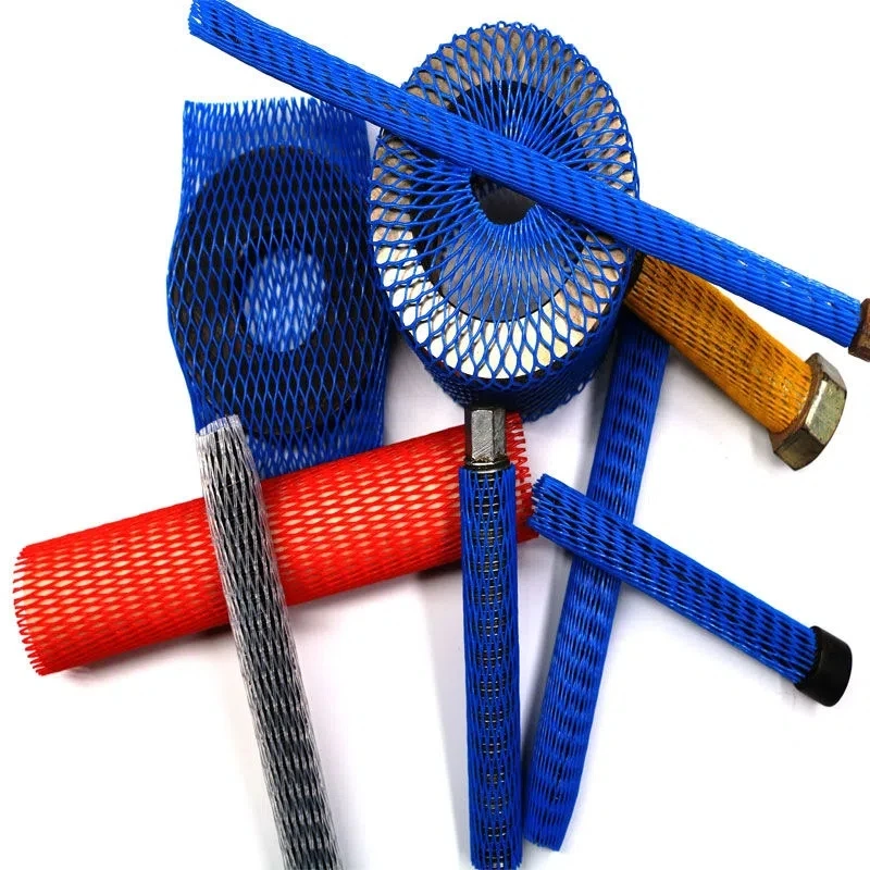 

1 кг пластиковая сетчатая крышка промышленная фурнитура Противоударная защита сетчатая крышка PE высокоэластичная анти-столкновения посыл...