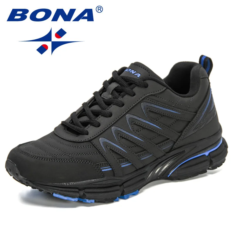 BONA 2022 New Designers Classics Running Shoes Men Fashion Casual Sneakers Man Athletic Sport Shoes Walking Footwear Mansculino