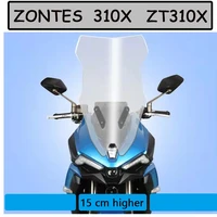 motorcycle windscreen windshield deflector protector wind screen for zontes 310x zt310x