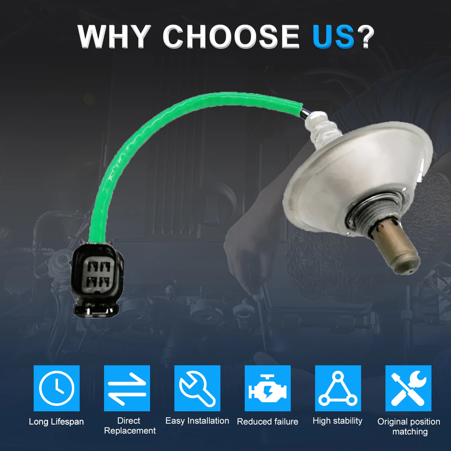 Восходящий лямбда воздушный топливный датчик O2 кислородный 234-9077 36531-RB0-003 для 2009