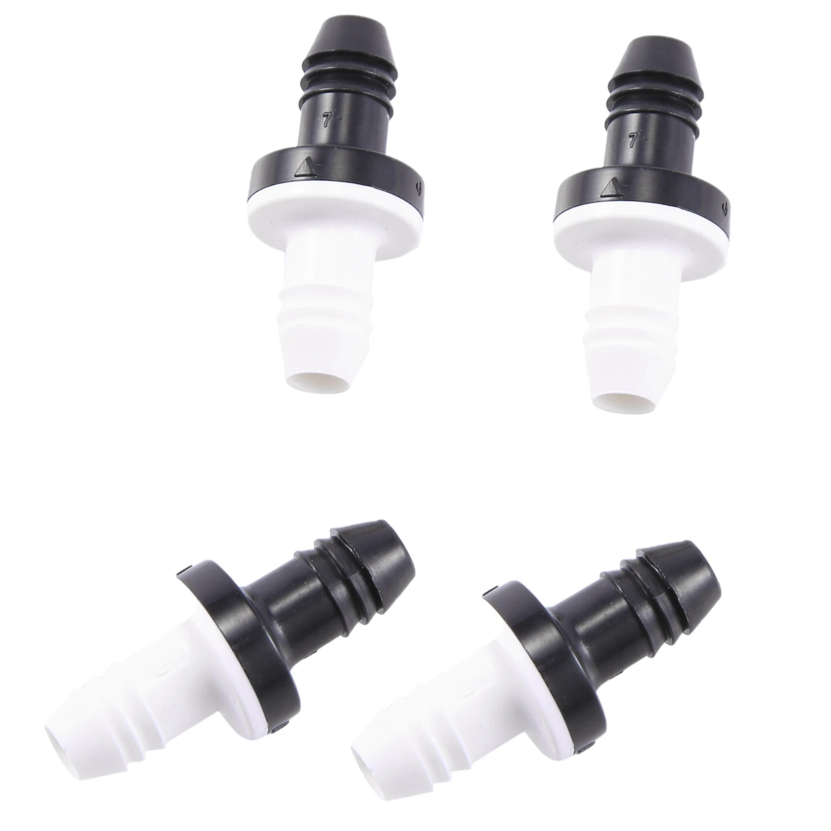

4Pcs 3/8 Inch 10mm Inline Abs One Way Water Non Return Check Valve for Fuel Gas Liquid Air