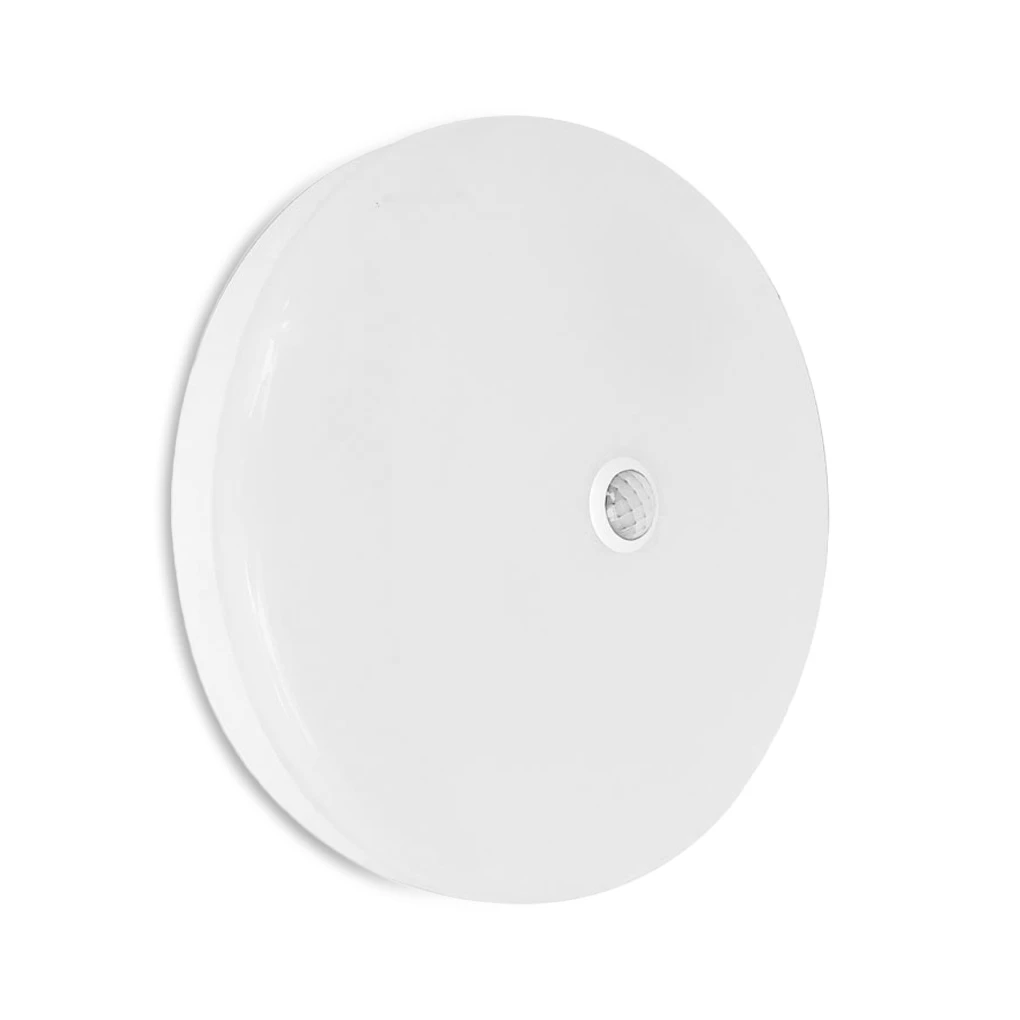 LED Human Body Induction Ceiling Light PIR Motion Sensor IP52 Waterproof Lamp 6500K Plastic Lighting Downlight for 12W