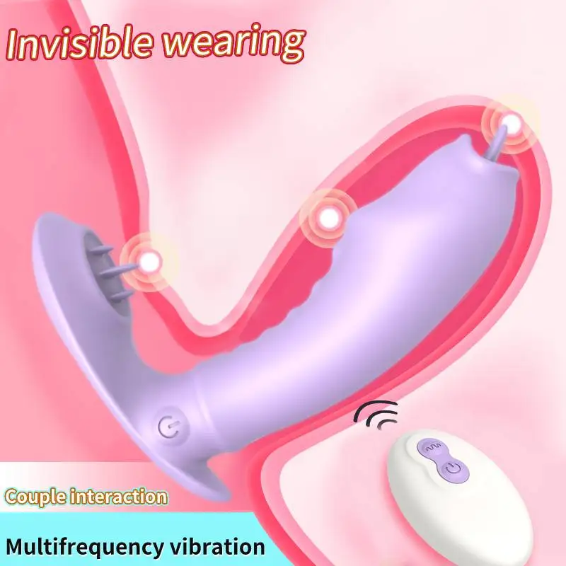 Мощный вагинальный вибратор клитор с языком лизание сосков женский вакуумный