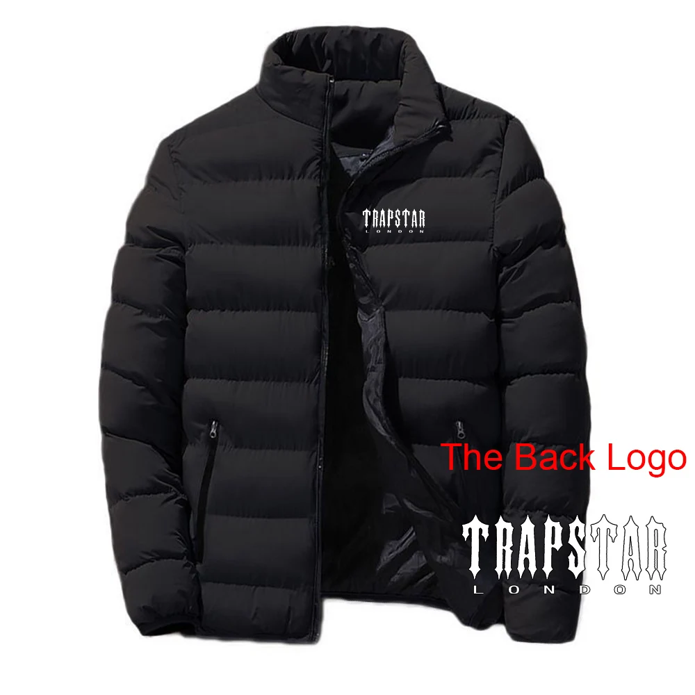 

Trapstar London 2022 Men's New Winter Stand Collar Cotton Jackets Long Sleeves Zipper Hoodies Windbreaker Outwear Tops Clothing
