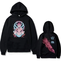 japanese anime jujutsu kaisen hoodie ryomen sukuna cartoon print hoodies tops manga men women oversized fashion hooded pullover